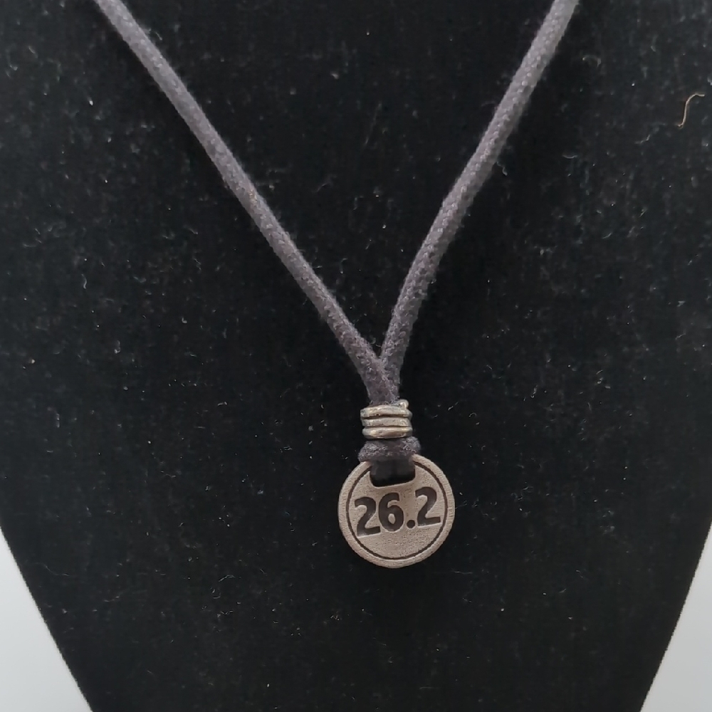 Black 26.2 Pendant Necklace
